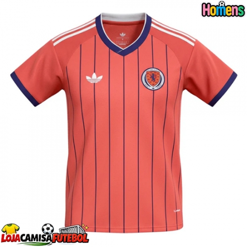 Camisa de Futebol Escócia Equipamento Secundário Mundo 2026 Manga Curta